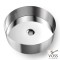 Voss Milo V1040-111 Επικαθήμενος Νιπτήρας Inox Brushed Φ40