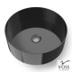 Voss Milo V1040-411 Επικαθήμενος Νιπτήρας Inox Black Brushed Φ40