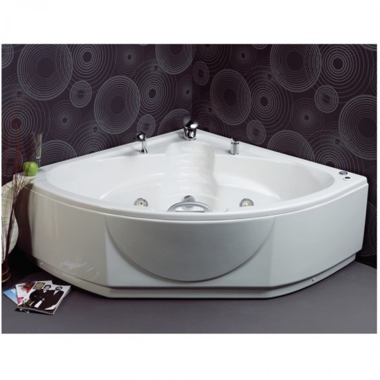 Μπανιέρα Γωνιακή Ακρυλική Nataly 519 Sanitec 150x150x60cm Μπανιέρα Γωνιακή Ακρυλική Nataly 519 Sanitec 150x150x60cm