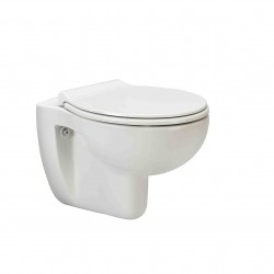 Κρεμαστή λεκάνη Rimless με Κάλυμμα 50εκ. Ege Vitrifiye Alia 53303 Λευκό