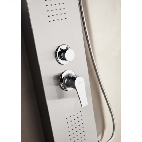 Στήλη Ντουζ  Υδρομασάζ Inox Ματ 53100-1 Tema Hotel