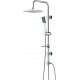 Στήλη Ντους Ορειχάλκινη Tema Rain Plus 53231 Χρωμέ Κυκλική 2 Εξόδων Χωρίς Μπαταρία Στήλη Ντους Ορειχάλκινη Tema Rain Plus 53231 Χρωμέ Κυκλική 2 Εξόδων Χωρίς Μπαταρία