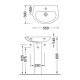 Κολώνα Για Νιπτήρα Πορσελάνης Serel Friendly 6705-300 62.5x25cm Κολώνα Για Νιπτήρα Πορσελάνης Serel Friendly 6705-300 62.5x25cm