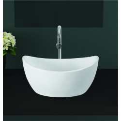 Νιπτήρας Μπάνιου Λευκός Πορσελάνης I-zec Ship 7014  42 x 34,5 x 17 εκ. Επικαθήμενος Οβάλ χωρίς Τρύπα Υπερχείλισης χωρίς Οπή για Βρύση