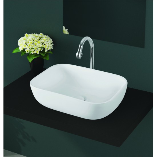 Νιπτήρας Μπάνιου Λευκός Πορσελάνης I-zec Belly 7027 44x32,5x13cm Επικαθήμενος χωρίς Υπερχείλιση και χωρίς Οπή για Βρύση Νιπτήρας Μπάνιου Λευκός Πορσελάνης I-zec Belly 7027 44x32,5x13cm Επικαθήμενος χωρίς Υπερχείλιση και χωρίς Οπή για Βρύση