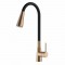 Μπαταρία Κουζίνας Havana Black Bronze Matt 7242074BRG με Εύκαμπτο Ρουξούνι Μαύρο Μπρονζέ Ματ