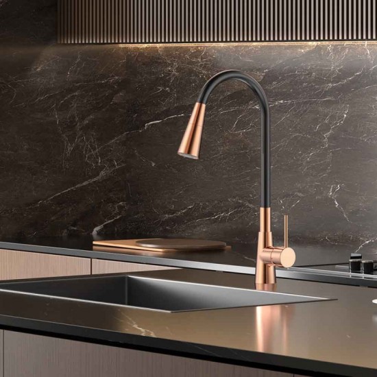 Μπαταρία Κουζίνας Havana Black Bronze Matt 7242074BRG με Εύκαμπτο Ρουξούνι Μαύρο Μπρονζέ Ματ Μπαταρία Κουζίνας Havana Black Bronze Matt 7242074BRG με Εύκαμπτο Ρουξούνι Μαύρο Μπρονζέ Ματ