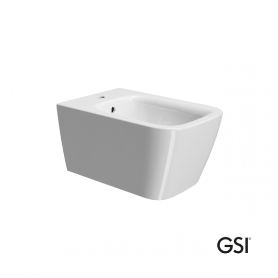 Μπιντέ Κρεμαστό Πορσελάνης GSI Nubes Swirlflush 52 εκ. 9665-300 Λευκό Μπιντέ Κρεμαστό Πορσελάνης GSI Nubes Swirlflush 52 εκ. 9665-300 Λευκό