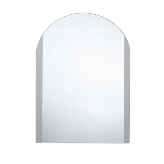 Καθρέπτης Μπάνιου Ημικυκλικός Tema 40x54cm Solo 4 Πλαίσιο με αμμοβολή 76028