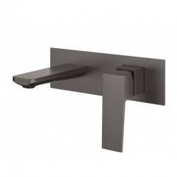 Μπαταρία Νιπτήρος Εντοιχισμού RIHANNA ICF 8110191GG Gun Gray 
