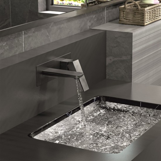 Μπαταρία Νιπτήρος Εντοιχισμού RIHANNA ICF 8110191GG Gun Gray Μπαταρία Νιπτήρος Εντοιχισμού RIHANNA ICF 8110191GG Gun Gray