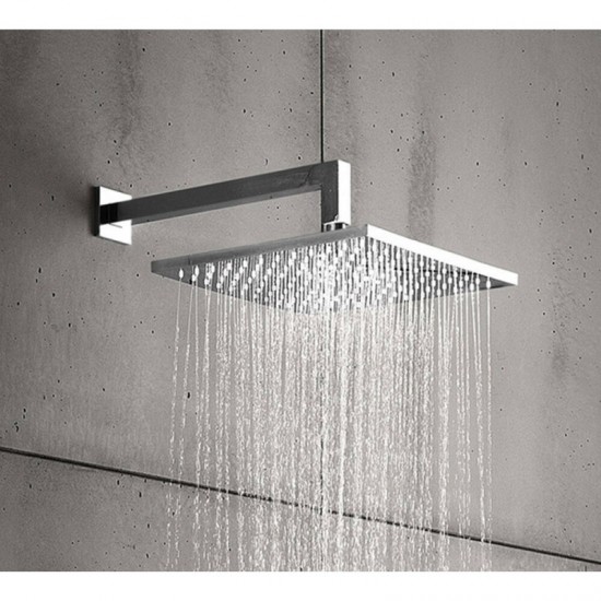 Τετράγωνη Κεφαλή Ντουζ 30x30cm Almar Emotion με βραχίονα 35cm E044043-100 + C23500 Χρωμέ