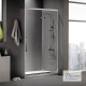 Καμπίνα Ντουζιέρας Ευθύγραμμη Devon Flow Slider 1 και 1 107-111 x 220 cm Χρωμέ