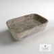 Μαρμάρινος Νιπτήρας Επιτραπέζιος 50Χ38cm Fossil Gaia Marble DS50-524 Emperador Pale