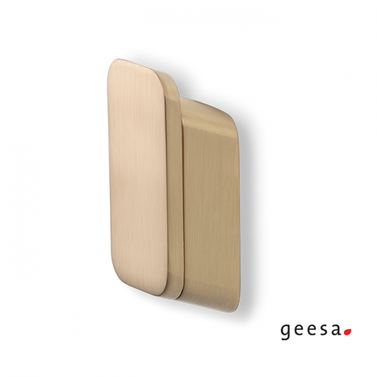 Άγκιστρο Μονό Επιτοίχιο Geesa Shift 9967-201 Gold Brushed (Χρυσό Ματ) Άγκιστρο Μονό Επιτοίχιο Geesa Shift 9967-201 Gold Brushed (Χρυσό Ματ)