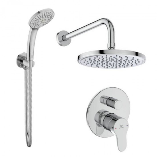 Πλήρες Σετ Ντουζιέρας Εντοιχισμού 2 Εξόδων BC447AA Ideal Standard Ceraflex