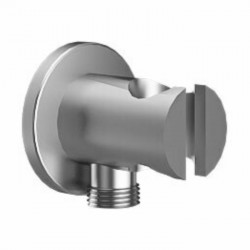 Παροχή σπιράλ ντους και βάση στήριξης KARAG Artemis AC05003-IN Inox