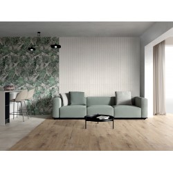 Πλακάκι Geology Rigat- One Argilla 60Χ120 Rettificato Λευκό Ματ