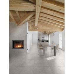 Πλακάκι Evoq Polvere Α' 81Χ81 Rettificato Γκρι Ματ