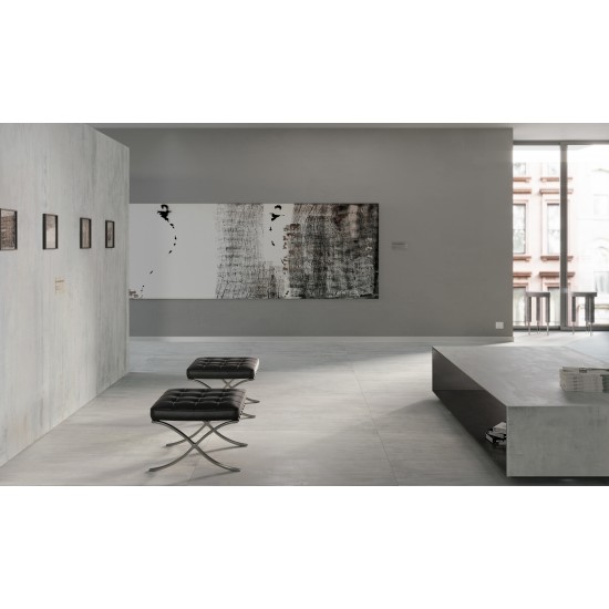 Πλακάκι Titan Platinum Fincibec 120x120 B' Ανοιχτό Γκρι Ματ σε Απομίμηση Πατητής Τσιμεντοκονίας
