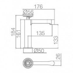 Μπαταρία Νιπτήρος IMEX OLIMPO BDC033-1OC Χρυσό Ματ Μπαταρία Νιπτήρος IMEX OLIMPO BDC033-1OC Χρυσό Ματ