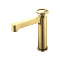 Μπαταρία Νιπτήρος IMEX OLIMPO BDC033-1OC Χρυσό Ματ