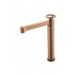 Μπαταρία Νιπτήρος IMEX OLIMPO BDC033-3ORC Ροζ Χρυσό Ματ/ Χαλκού