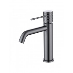 Μπαταρία Νιπτήρος IMEX GENOVA BLACK GUN METAL BDG053-1BGM Ανθρακί