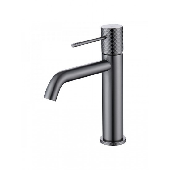 Μπαταρία Νιπτήρος IMEX GENOVA BLACK GUN METAL BDG053-1BGM Ανθρακί