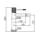 Μπαταρία Μπιντέ IMEX GENOVA BLACK GUN METAL BDG053-2BGM Ανθρακί