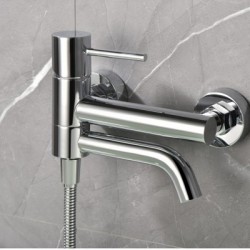 Outlet Μπαταρία Λουτρού IMEX MONZA BDM039-4 Χρωμέ