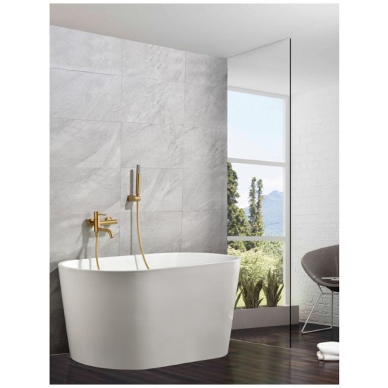 Μπαταρία Λουτρού IMEX MONZA BDM039-4OC Χρυσό Ματ Brushed Μπαταρία Λουτρού IMEX MONZA BDM039-4OC Χρυσό Ματ Brushed