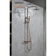 Στήλη Ντουζ 2 Εξόδων IMEX MONZA BDM039/ORC Brushed Χρυσό Ματ 