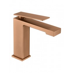 Μπαταρία Νιπτήρος IMEX PISA BDP048-1ORC Ροζ Χρυσό Ματ/ Χαλκού