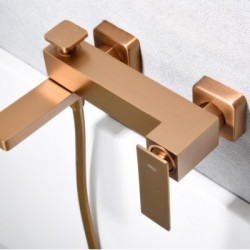 Μπαταρία Λουτρού IMEX PISA BDP048-4ORC Ροζ Χρυσό Ματ/ Χαλκού