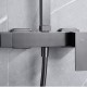 Στήλη Ντουζ 2 Εξόδων IMEX PISA BDP048/BGM BLACK GUN METAL Στήλη Ντουζ 2 Εξόδων IMEX PISA BDP048/BGM BLACK GUN METAL