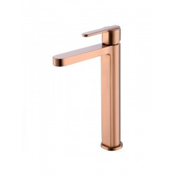Μπαταρία Νιπτήρα Ψηλή IMEX ROMA BDR001-3ORC Ροζ Χρυσό Ματ/ Χαλκού