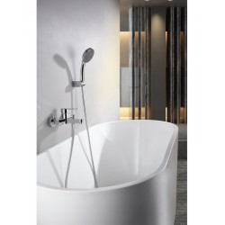 Μπαταρία Λουτρού IMEX ROMA BDR001-4 Χρωμέ