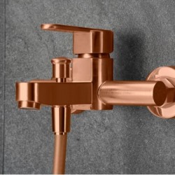 Μπαταρία Λουτρού IMEX ROMA BDR001-4ORC Ροζ Χρυσό Ματ/ Χαλκού