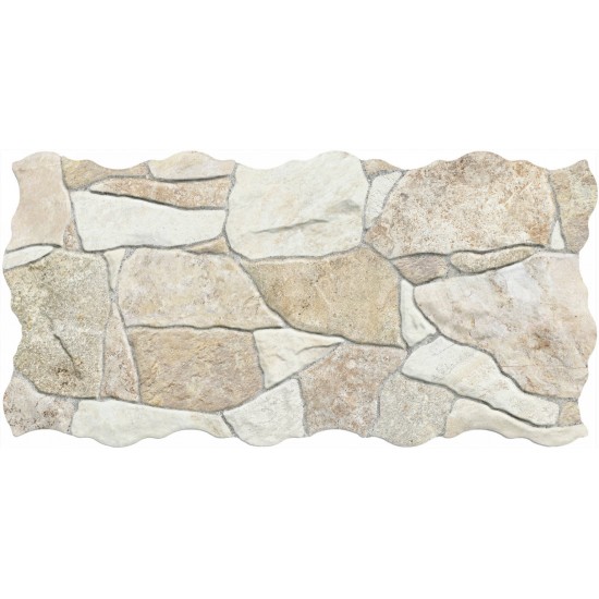 Πλακάκι Keros Belcaire Beige 23×46 Απομίμηση Πέτρας