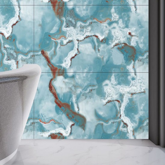 Πλακάκι Brit Aqua Endless 60Χ120 Μάρμαρο Γυαλιστερό Rettificato