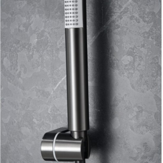 Μπαταρία Λουτρού IMEX GENOVA BTG053-4BGM Θερμοστατική Ανθρακί