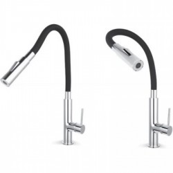 Μπαταρία κουζίνας με εύκαμπτο στόμιο Ferro Zumba Slim 2f White BZA43W