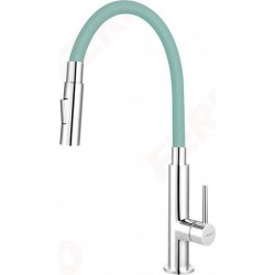 Μπαταρία κουζίνας με εύκαμπτο στόμιο Ferro Zumba Slim 2f Gray BZA43M