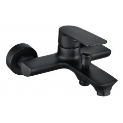 Μπαταρία Λουτρού Next Acquanet με Στήριγμα Τηλεφώνου, Αυτοκαθαριζόμενο Τηλέφωνο και Ενισχυμένο Σπιράλ 10-35-1005 Μαύρο