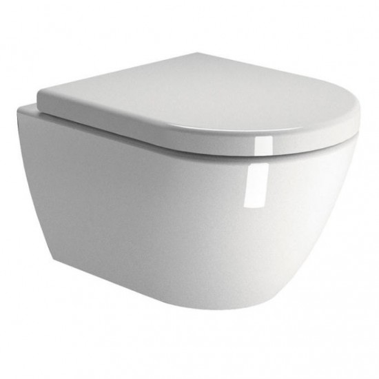Λεκάνη Κρεμαστή Bianco Ceramica Vito VT01000-300 με Απλό Κάλυμμα Αντιβακτηριακό Βακελίτη Λεκάνη Κρεμαστή Bianco Ceramica Vito VT01000-300 με Απλό Κάλυμμα Αντιβακτηριακό Βακελίτη