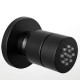 Επιτοίχιο Jet Ντουζ Almar Round E044030-400 Black Matt Επιτοίχιο Jet Ντουζ Almar Round E044030-400 Black Matt