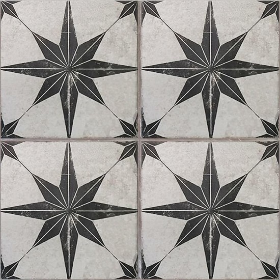 Πλακάκι Scintilla Black Pre-Cut 45x45 Μαύρο Ματ Πλακάκι Scintilla Black Pre-Cut 45x45 Μαύρο Ματ