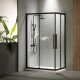 Τετράγωνη Καμπίνα Γωνιακής εισόδου Devon Flow Corner Entry CF120C-400 Clean Glass 120x120x195 Black Matt Τετράγωνη Καμπίνα Γωνιακής εισόδου Devon Flow Corner Entry CF120C-400 Clean Glass 120x120x195 Black Matt