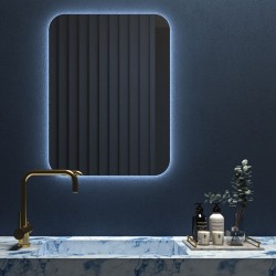 Κρεμαστός Καθρέπτης Curved 42x80 εκ. με Led